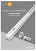 Imagen de Riel Aluminio Extensible TL3414 -  PRE-VENTA